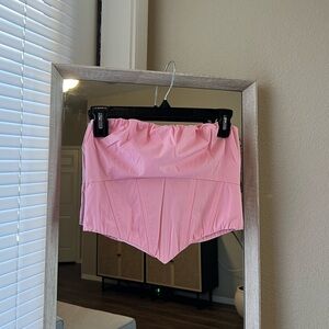 Princess Polly Pink Bad Gal Bustier Strapless Top